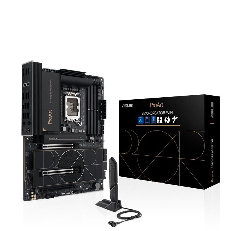 Asus Proart Z890-Creator Wifi Ddr5 9066Mt/S 1Xhdmi 5Xm.2 Atx 1851P (Intel Ultra Processors Series 2)