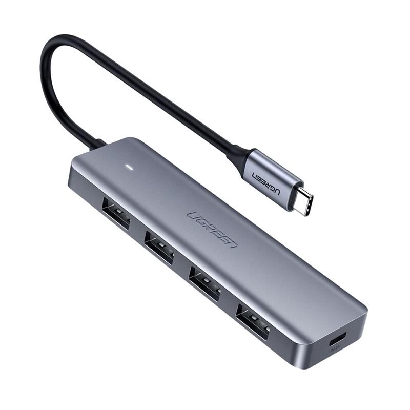 Ugreen Type-C Usb 3.0 4 Port Usb Hub Çoklayici Gri̇ 70336