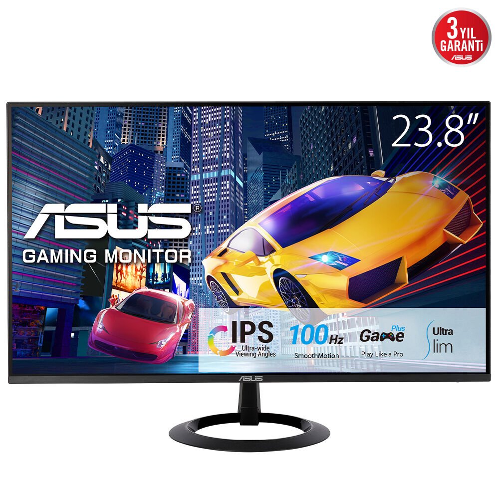 Asus Vz24Ehf 23.8'' 1Ms 100Hz Fhd Hdmi Vesa Ips Led Monitor