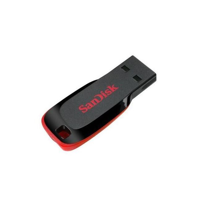 64 Gb Sandisk Cruzer Blade Black Usb Bellek 2.0 Sdcz50-064G-B35