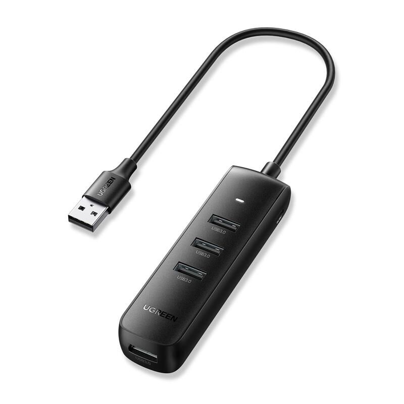 Ugreen Usb 3.0 4-Port Hub 0.25Mt Si̇yah 10915