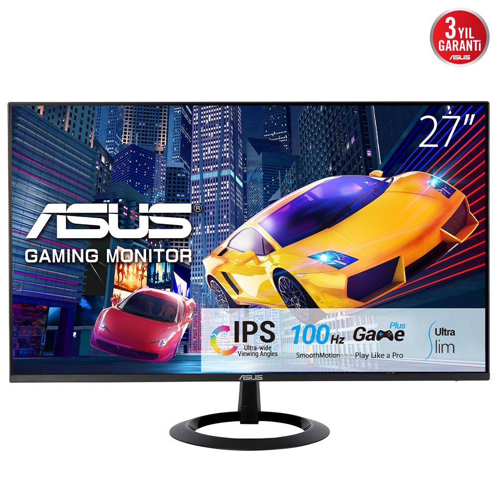 Asus Vz27Ehf 27'' 1Ms 100Hz Fhd Hdmi Vesa Ips Led Monitor