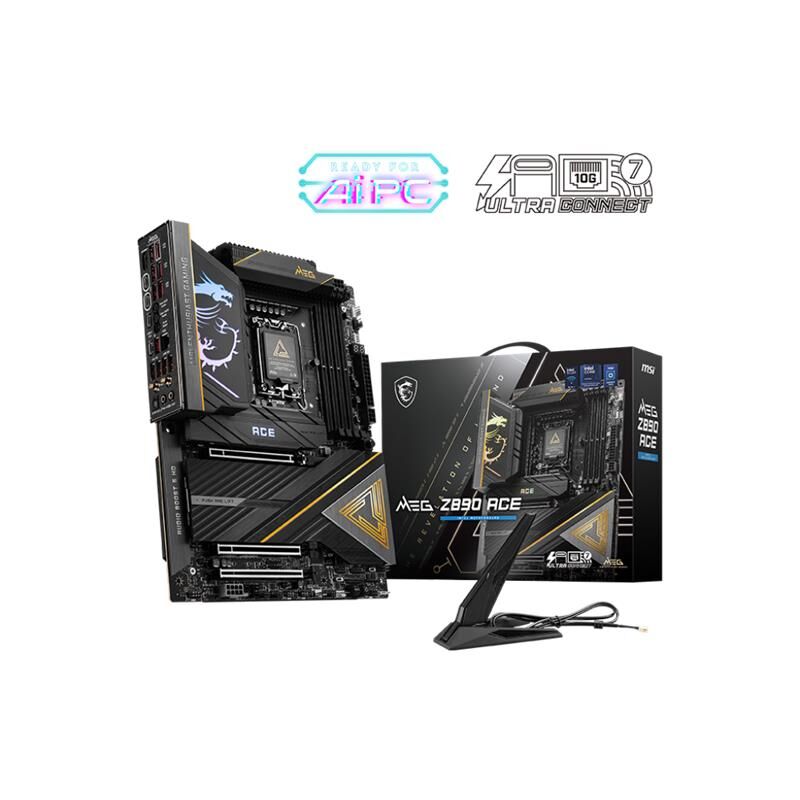 Msi Meg Z890 Ace Ddr5 9200Mhz 1Xhdmi 5Xm.2 Atx 1851P (Intel Ultra Processors Series 2)